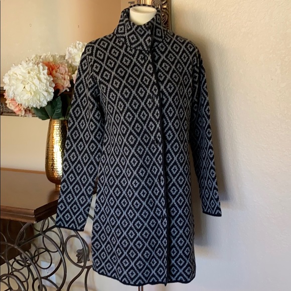 Sweaters - Sweater jacket w/button down front, made in Italy